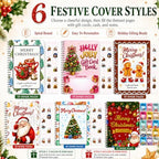 Christmas Gift Card Book for Adults, Spiral Bound Merry Cash Greeting Card - Image 2