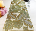 Enliven Handmade Leaf Beaded Table Runner, 13x36 Inches Lightweight Decorative Table Runner, Perfect for Dining/Wedding/Party/Everyday Use & Easy to Clean, Elegant Beaded Runner (Multicolor) by Enliven