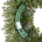 National Tree Company 30in Pre-Lit Norwood Fir Artificial Christmas Wreath - Image 5