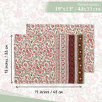 Maison d' Hermine Placemats Set of 4 Reusable 100% Cotton (13"x19") - Image 4