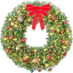 Yaheetech 48in Large Artificial Christmas Wreath - Image 2