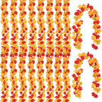 20 Pcs 120ft Fall Maple Leaves Garland Decoration, Bright Orange by Unknown