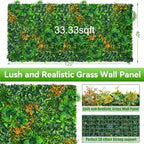 Artificial Grass Wall Panels, 40"x120"(33.33 SQFT)Boxwood Panels - Image 2