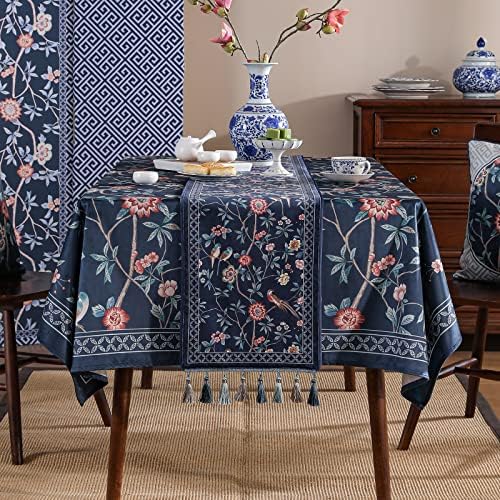 Patdrea Designer Elegant French Velvet Table Runner,12"X118"-Lanruoting - Image 3