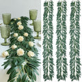 dallisten 3Pcs 6.5FT Artificial Olive Leaves Vine, Silk Fake Olive Garland by dallisten