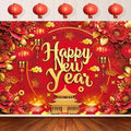 Chinese New Year 2027 Backdrop 10x8FT Red Lantern Traditional Happy Lunar New Year Photography Background Chinese Spring Festival Party Decorations Supplies Photo Props by CUMIAPhotographyBackdrop