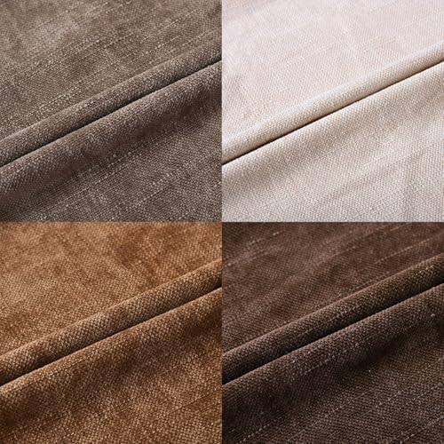 Set of 4 Soft Textured Decorative Throw Pillow Covers 20x20 Inch Cozy Farmhouse Cushion Cover Square Accent Pillow Cases for Bed Couch Sofa Living Room, Beige Taupe Brown - Image 7