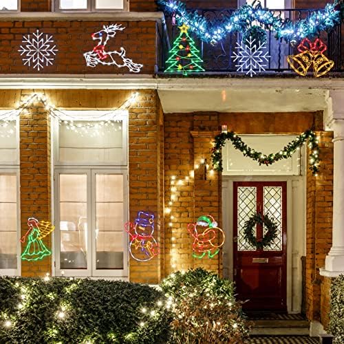 TRWYMZ Christmas Decorations - 16" Christmas Window Silhouette Lights - Image 6