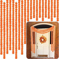 Yunsailing 20 Pcs 5 ft Marigold Day of The Dead Garland for Decorations Diwali Day of The Dead Artificial Marigold Flowers Faux Wedding Decorations for Halloween Home Party(Orange) by Yunsailing