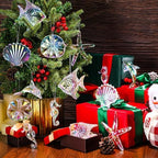 Geetery 15 Pcs Coastal Crystal Christmas Tree Ornaments Acrylic Ocean - Image 2