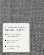Chilewich Mini Basketweave Placemats, Woven Oval Placemats Set of 4 - Image 3