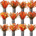 Zeyune 12 Sets Artificial Fall Thanksgiving Centerpiece for Tables by Zeyune