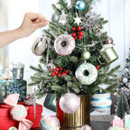 Halloscume 70 Pcs Christmas Tree Ornament Dessert Cupcake Candy, Cute - Image 4
