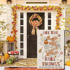 Seasonal Garden Flags Funny Seasonal Double Sided Flags Set of 11 Holiday Farmhouse Indoor Christams Gifts Outdoor Yard Lawn Decorations 12.5x18 Inch - Image 6