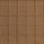 ZeeMart Linen Checked Farmhouse Placemats Set of 6, Caramel 13x19in - Image 4
