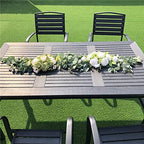 Wedding Arch Flowers 30 Inch Rustic Artificial Floral Swag Decor - Image 6