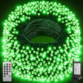 LED Christmas Lights, Extra Long Outdoor String Lights Waterproof, Timer & Memory, 8 Modes Dimmable Plug in Fairy for Outside Tree Wedding Patry (Green, 355FT 900LED Dark Green Wire) by JIXXULVU