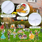 12 Pcs Day of the Dead Yard Signs, Dia De Los Muertos Sugar Skull Decor - Image 4