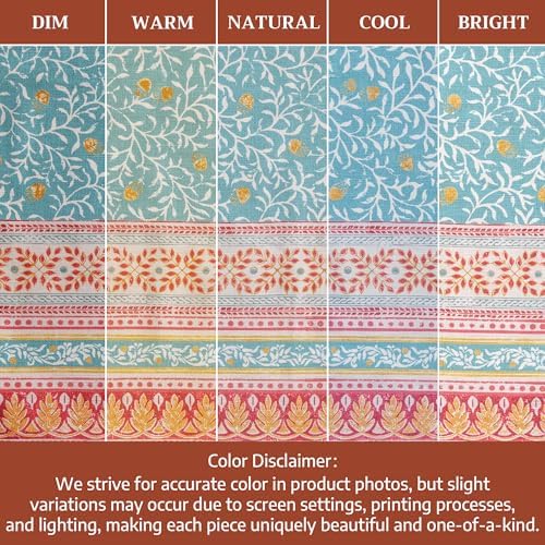 Maison d' Hermine Placemats Set of 4 Reusable 100% Cotton (13"x19") - Image 6