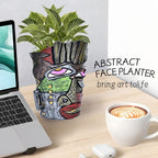 Midogaigai Abstract Face Planter Pots for Indoor Plants&Flowers Home Decor - Image 4
