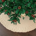 Mr. Pen Christmas Tree Skirt - 48 Inch Knitted Xmas Tree Skirt by MrPen