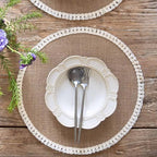 FunWheat 15 Inch Round Jute Placemats Set of 12, Braided Burlap Table Mats for Dining Table, Heat Resistant Farmhouse Woven Placemats for Fall Farmhouse Decor (Short Tassels) - Image 4