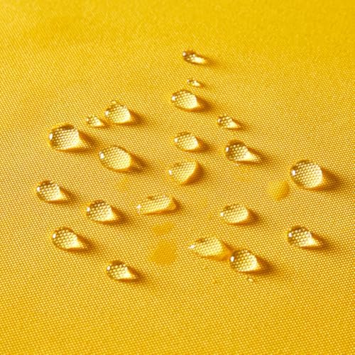 JOJOGOGO Yellow Scalloped Outdoor Lumbar Pillow Covers 12x20 Set of 2 - Image 2