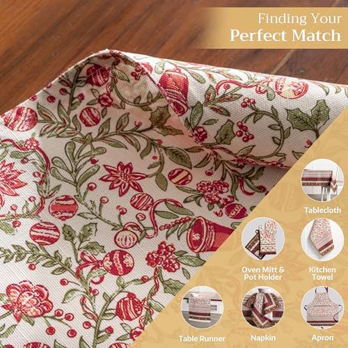 Maison d' Hermine Placemats Set of 4 Reusable 100% Cotton (13"x19") - Image 6