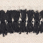 · REDEARTH · Textured Handwoven Throw Pillow Cases Geometric Craft Black - Image 4