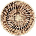 Handwoven African Basket Bowl for Fruits Wall Decor 8in diameter by ZenDesignsArtsCrafts