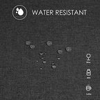 BALCONY & FALCON Rectangle Table Cloth Waterproof Dark Gray 55"x95" - Image 4