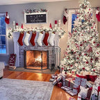 Fesciory Christmas Stockings 6 Pack, 14 Inch Cable Knit Xmas Decor - Image 3