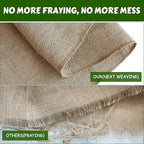 Shatex 14''x150ft Burlap Table Runner, High Density Burlap Roll for Rustic Wedding ,Outdoor Tables, Farmhouse Style Party, Home Decor for Christmas Festival Wedding Celebrate, 1roll 50yard - Image 4