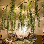 68.9ft Artificial Hanging Willow Vine Greenery Jungle Party Wall DIY Decor - Image 6