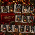 14Pcs Christmas Money Holders for Cash, 2027 Cash Gift Holder Ornament, Crystal Holiday Money Holder, Hanging Christmas Ornaments for Tree Decor & Stocking Stuffer Gifting (14PCS) by Easytouse