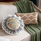 patdrea Designer Velvet Throw Pillow Cover,Set of 2,12"x20"-Botticelli D - Image 5