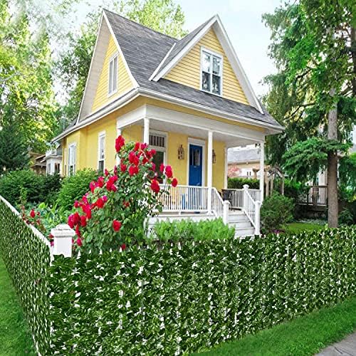 DearHouse Artificial Ivy Privacy Fence, 157.5x39in Artificial Hedges Fence and Faux Ivy Vine Leaf Decoration for Outdoor Decor, Garden Decor - Image 4