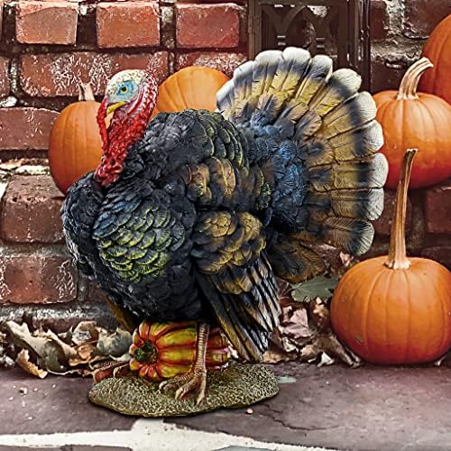 Design Toscano QM2373100 North American Turkey Statue,full color,Small - Image 5