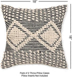 · REDEARTH · Boho Textured Handwoven Throw Pillow Cases - Diamond Medley - Image 6