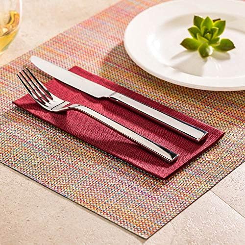 Restaurantware Candy Kaleidoscope Vinyl Woven Placemat, 16 x 12 in, 6 Pack - Image 3