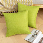 Kevin Textile Outdoor Waterproof 24”x24” Pillow Covers 2 Pack, Green - Image 4