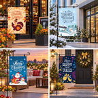 12 Double Sided Seasonal Garden Flags 12x18in Yard Flags with Stand - Image 2