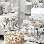 Watercolor Floral Throw Pillow Covers 20x20 Set of 6, Nature Home Decor - Image 7