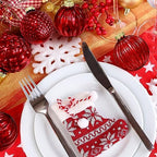 Jenaai 12 Pcs Christmas Red Glass Ball Ornaments, Tree Decoration - Image 6