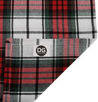 DG Collections Dinner Napkins, 100% Cotton Over Sized Kitchen Napkins, Set of 12 Pack (19 x 19 Inch) Red/White/Green Plaid Napkin for Christmas and Thanksgiving - Image 6