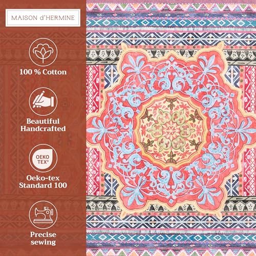 Maison d' Hermine Placemats Set of 4 Reusable 100% Cotton (13"x19") - Image 2
