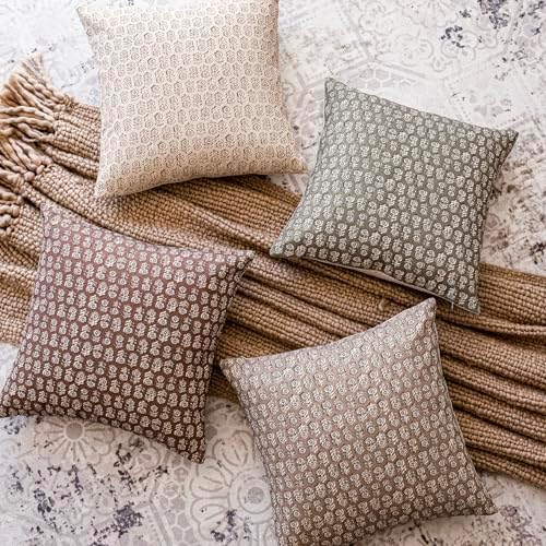 Foindtower Long Floral Print Lumbar Throw Pillow Covers 14×36 Inch,Wine Red - Image 6