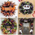 5 Rolls Halloween Deco Mesh Ribbon for Wreaths Crafts Supplies - Image 4