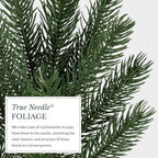 Balsam Hill Vermont White Spruce Christmas Wreath - 26" Majestic East Coast Front Door Wreath with True Needle Foliage & Battery-Operated LED Clear Lights - Image 4