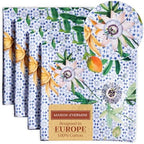 Maison d' Hermine Cloth Napkins Set of 4 Reusable 100% Cotton (20" x 20") by MaisondHermine